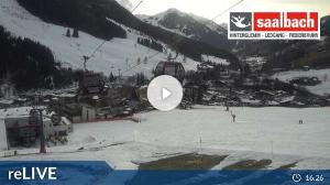 WebCam showing current Snow conditions in Saalbach Hinterglemm, ©wtvthmb.feratel.com