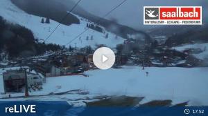 WebCam showing current Snow conditions in Saalbach Hinterglemm, ©wtvthmb.feratel.com