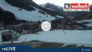 WebCam showing current Snow conditions in Saalbach Hinterglemm, ©wtvthmb.feratel.com