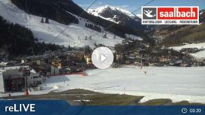 WebCam showing current Snow conditions in Saalbach Hinterglemm, ©wtvthmb.feratel.com