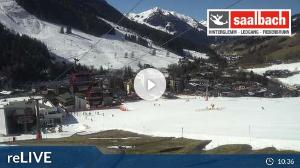 WebCam showing current Snow conditions in Saalbach Hinterglemm, ©wtvthmb.feratel.com