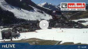 WebCam showing current Snow conditions in Saalbach Hinterglemm, ©wtvthmb.feratel.com