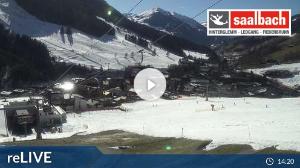 WebCam showing current Snow conditions in Saalbach Hinterglemm, ©wtvthmb.feratel.com