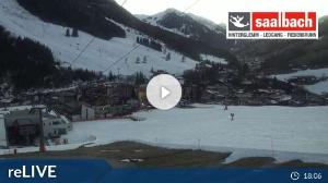 WebCam showing current Snow conditions in Saalbach Hinterglemm, ©wtvthmb.feratel.com