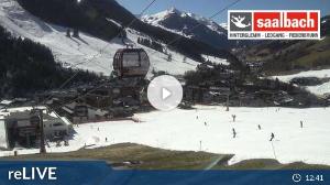 WebCam showing current Snow conditions in Saalbach Hinterglemm, ©wtvthmb.feratel.com