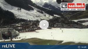 WebCam showing current Snow conditions in Saalbach Hinterglemm, ©wtvthmb.feratel.com