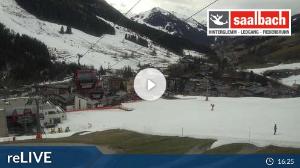 WebCam showing current Snow conditions in Saalbach Hinterglemm, ©wtvthmb.feratel.com