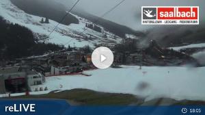 WebCam showing current Snow conditions in Saalbach Hinterglemm, ©wtvthmb.feratel.com