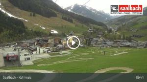 WebCam showing current Snow conditions in Saalbach Hinterglemm, &copy;wtvthmb.feratel.com
