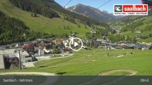 WebCam showing current Snow conditions in Saalbach Hinterglemm, &copy;wtvthmb.feratel.com