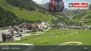 WebCam showing current Snow conditions in Saalbach Hinterglemm, &copy;wtvthmb.feratel.com