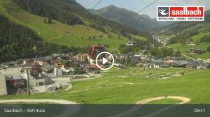WebCam showing current Snow conditions in Saalbach Hinterglemm, &copy;wtvthmb.feratel.com