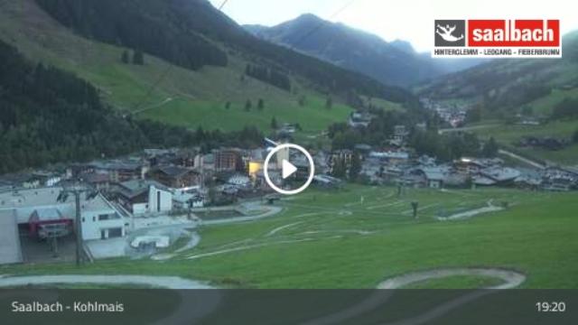 WebCam showing current Snow conditions in Saalbach Hinterglemm