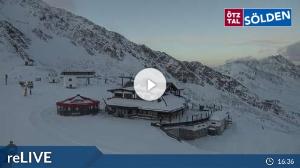 WebCam showing current Snow conditions in Sölden, ©wtvthmb.feratel.com