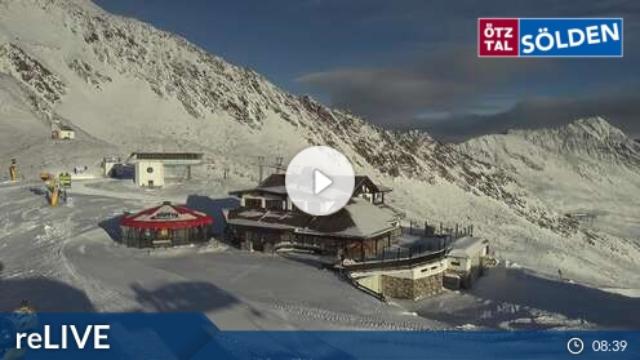 WebCam showing current Snow conditions in Sölden