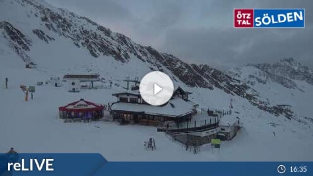 WebCam showing current Snow conditions in Sölden