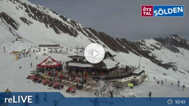 WebCam showing current Snow conditions in Sölden