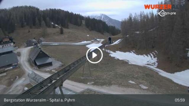 WebCam showing current Snow conditions in Spital am Pyhrn