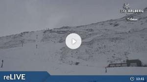 WebCam showing current Snow conditions in St. Anton am Arlberg, ©wtvthmb.feratel.com