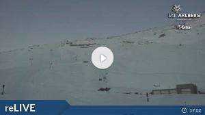 WebCam showing current Snow conditions in St. Anton am Arlberg, ©wtvthmb.feratel.com