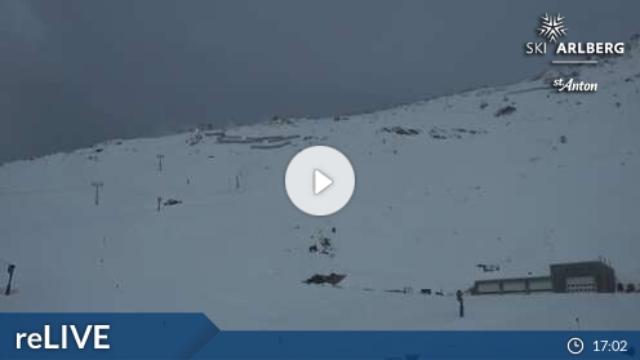 WebCam showing current Snow conditions in St. Anton am Arlberg