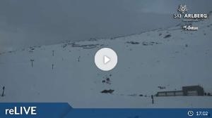 WebCam showing current Snow conditions in St. Anton am Arlberg, ©wtvthmb.feratel.com