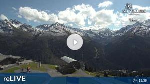 WebCam showing current Snow conditions in St. Anton am Arlberg, ©wtvthmb.feratel.com