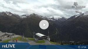 WebCam showing current Snow conditions in St. Anton am Arlberg, ©wtvthmb.feratel.com