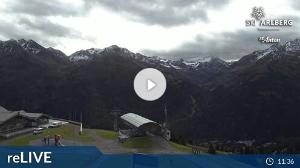 WebCam showing current Snow conditions in St. Anton am Arlberg, ©wtvthmb.feratel.com