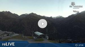 WebCam showing current Snow conditions in St. Anton am Arlberg, ©wtvthmb.feratel.com