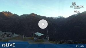 WebCam showing current Snow conditions in St. Anton am Arlberg, ©wtvthmb.feratel.com