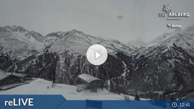 WebCam showing current Snow conditions in St. Anton am Arlberg