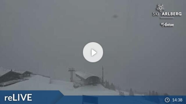 WebCam showing current Snow conditions in St. Anton am Arlberg