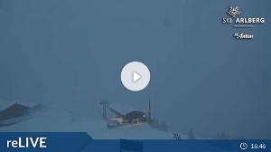 WebCam showing current Snow conditions in St. Anton am Arlberg, ©wtvthmb.feratel.com