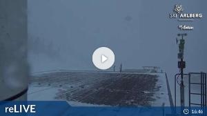 WebCam showing current Snow conditions in St. Anton am Arlberg, ©wtvthmb.feratel.com