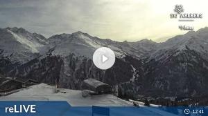 WebCam showing current Snow conditions in St. Anton am Arlberg, ©wtvthmb.feratel.com