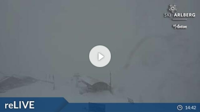 WebCam showing current Snow conditions in St. Anton am Arlberg