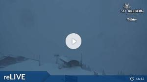 WebCam showing current Snow conditions in St. Anton am Arlberg, ©wtvthmb.feratel.com