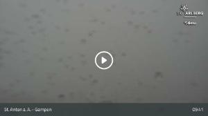 WebCam showing current Snow conditions in St. Anton am Arlberg, &copy;wtvthmb.feratel.com