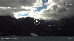 WebCam showing current Snow conditions in St. Anton am Arlberg, &copy;wtvthmb.feratel.com