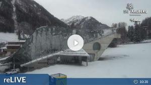 WebCam showing current Snow conditions in St. Anton am Arlberg, ©wtvthmb.feratel.com