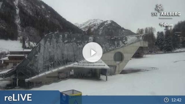 WebCam showing current Snow conditions in St. Anton am Arlberg