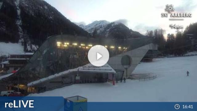 WebCam showing current Snow conditions in St. Anton am Arlberg