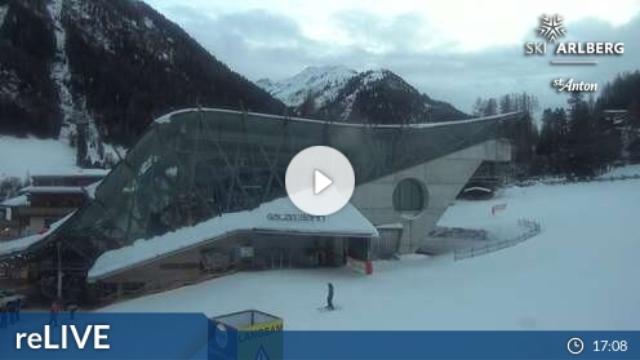 WebCam showing current Snow conditions in St. Anton am Arlberg