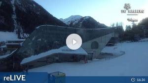 WebCam showing current Snow conditions in St. Anton am Arlberg, ©wtvthmb.feratel.com