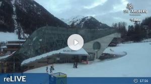 WebCam showing current Snow conditions in St. Anton am Arlberg, ©wtvthmb.feratel.com