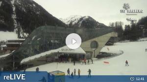 WebCam showing current Snow conditions in St. Anton am Arlberg, ©wtvthmb.feratel.com