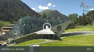 WebCam showing current Snow conditions in St. Anton am Arlberg, ©wtvthmb.feratel.com