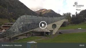 WebCam showing current Snow conditions in St. Anton am Arlberg, &copy;wtvthmb.feratel.com