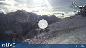 WebCam showing current Snow conditions in St. Anton am Arlberg, ©wtvthmb.feratel.com